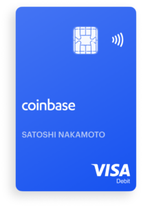Visa 借記卡，由您的 Coinbase 資產支付。 在全球範圍內使用加密貨幣的最簡單、最快捷的方式。(取自Coinbase官網)